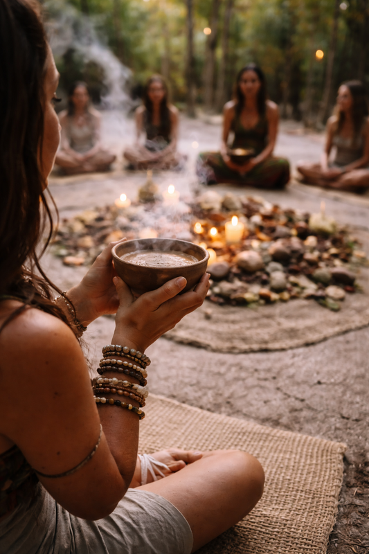 Ceremonia de cacao con barro maya y temazcal